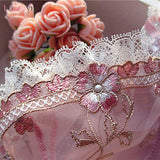 Floral Elegance Ultra-Thin Lace Lingerie Set